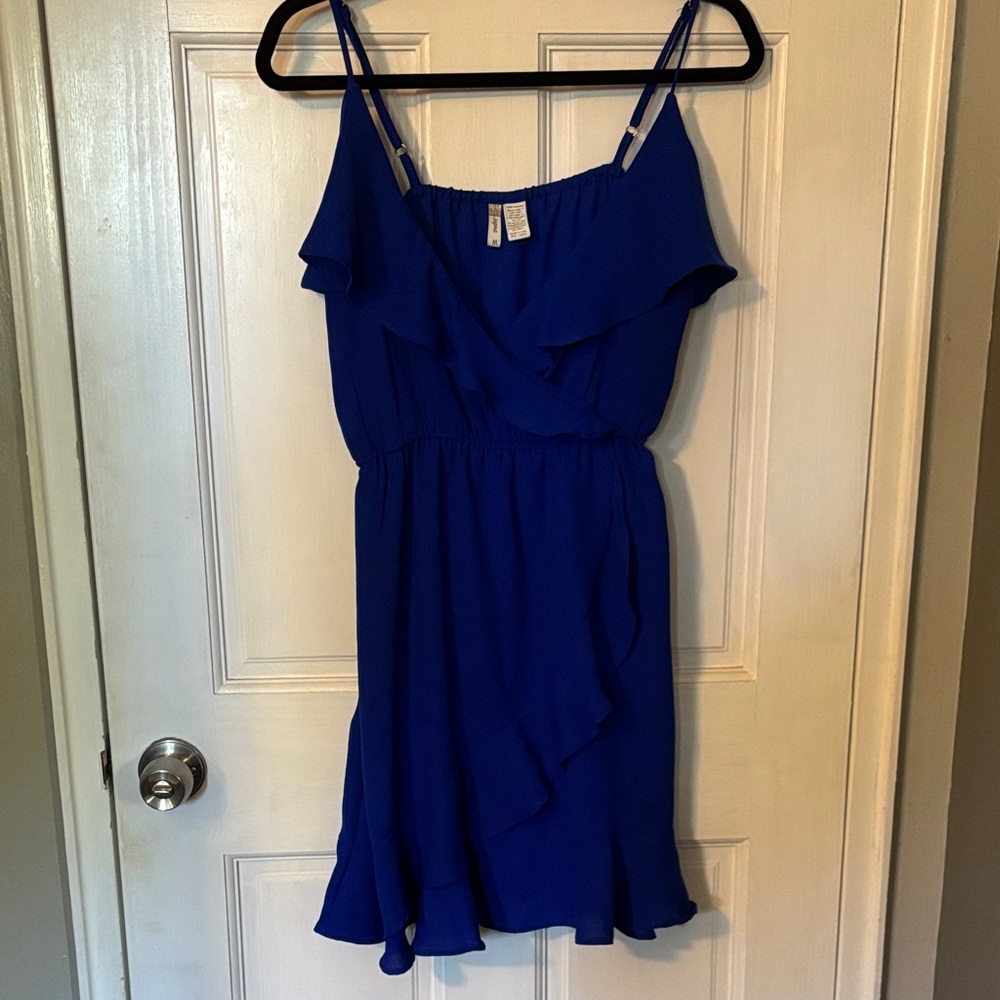 Japna Blue Ruffle Dress